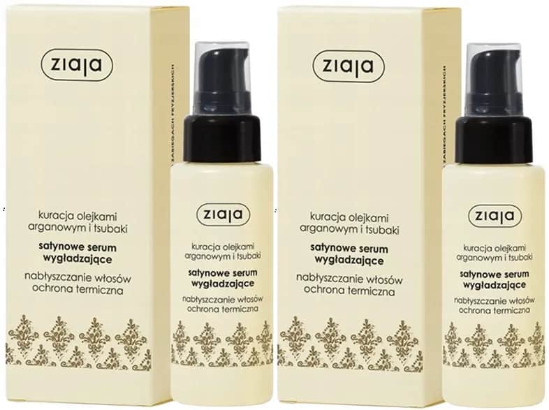 Ziaja satynowe serum wygładzające – idealne do włosów w Rossmannie
